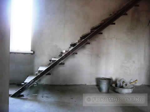 Как сделать каркас для ступеней