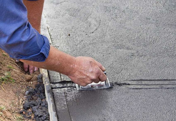 как приготовить бетонную смесь для дорожки