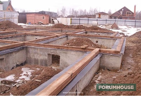 Фото фундамент под русский силовой каркас
