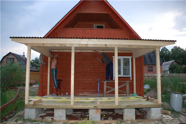 Строительство деревянного сарая на даче — этапы, фото