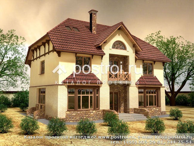 Красивые дома внутри и снаружи с мансардой и террасой (49 фото)