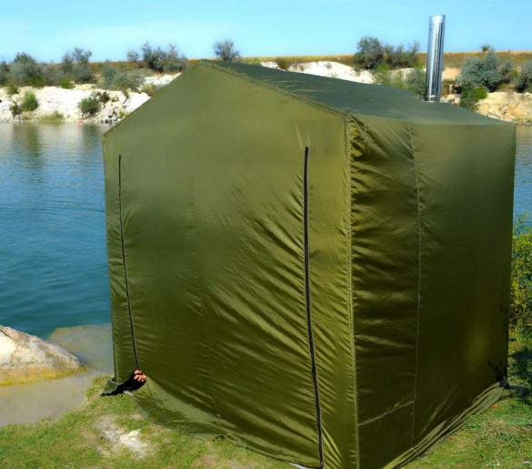 Баня из палатки: самодельная или готовая