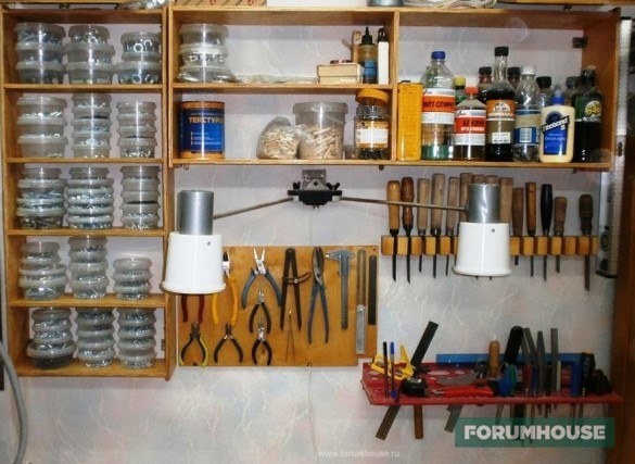 Как организовать хранение инструментов дома или в гараже