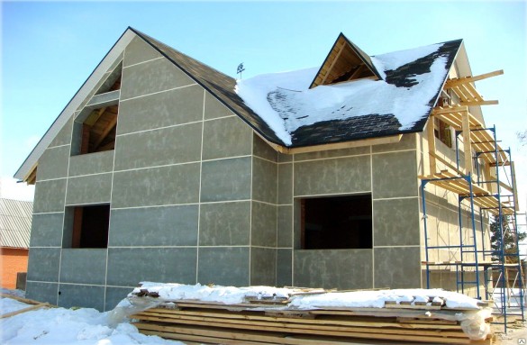 5 вариантов отделки фасада каркасного дома