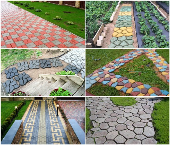 Формы для тротуарной плитки: Как самостоятельно сделать формы для тротуарной плитки