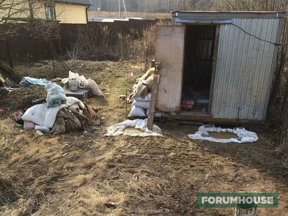Как правильно установить блоки под бытовку. - Статья - Журнал - FORUMHOUSE