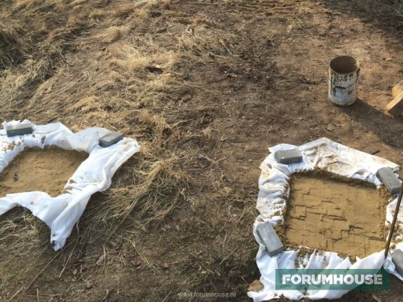 Как правильно установить блоки под бытовку. - Статья - Журнал - FORUMHOUSE