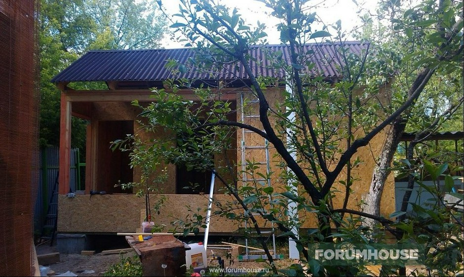 Строительство хозблока с туалетом и душем на даче: проекты, примеры ...