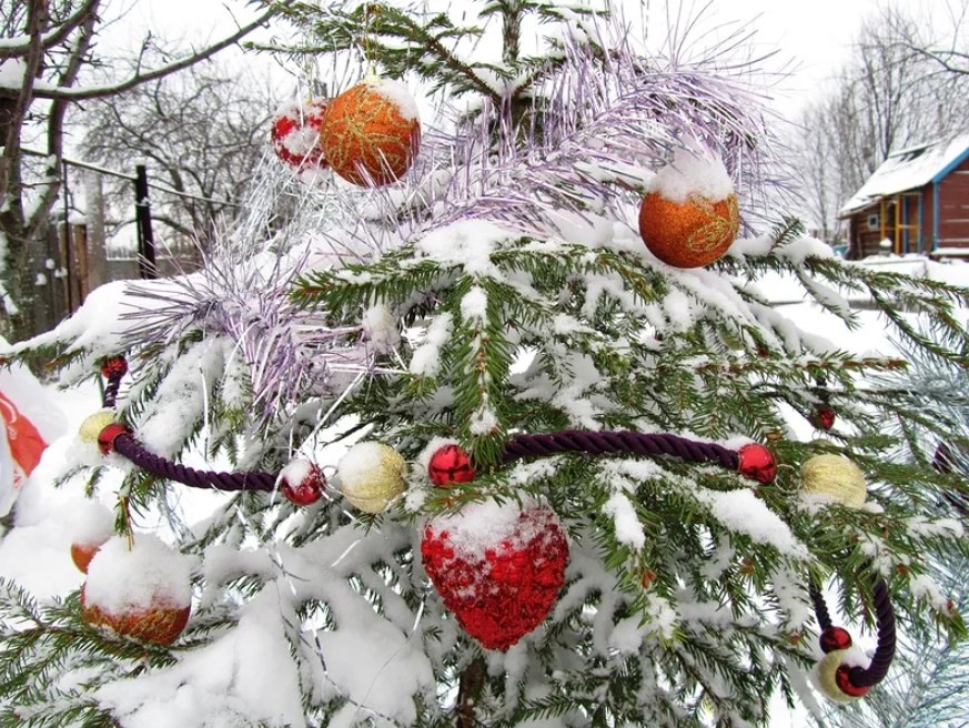 Новогодняя елка: красивое украшение своими руками