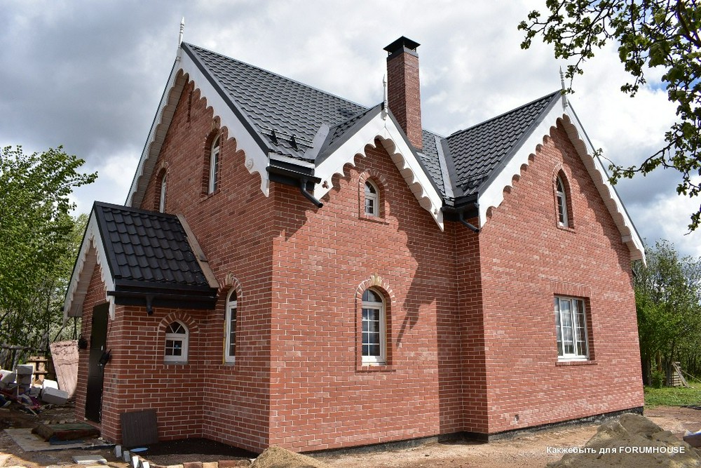 Строительство «английского» дома с камином