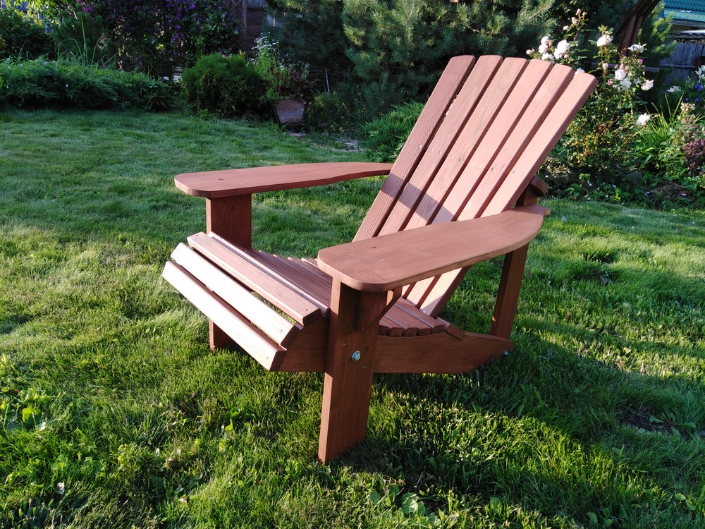 Как сделать садовое складное кресло Кентукки. Размеры деталей