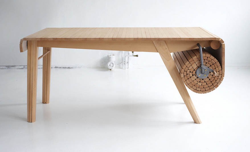 Оригинальные раскладные столы - обзор дизайнерских идей - Статья .
