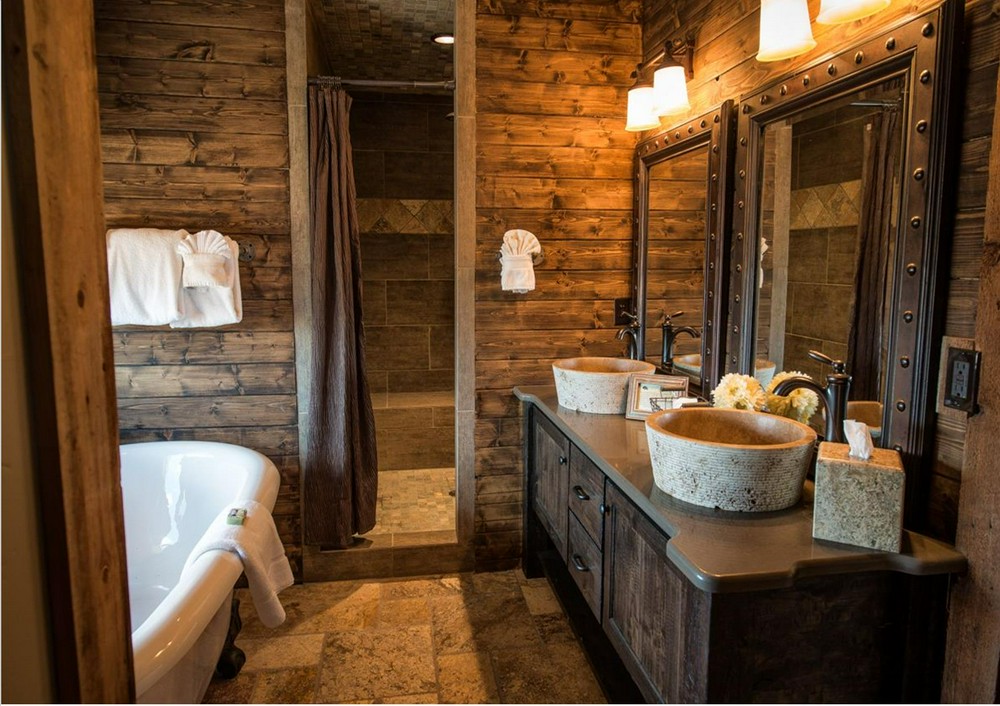 Ванная комната в деревянном доме – правильное обустройство + Видео