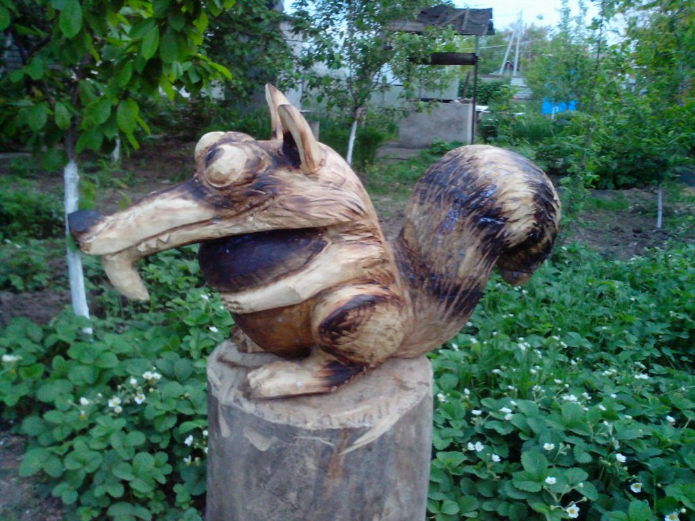 Вырезаем садовую скульптуру «Медведь»: Мастер-Классы в журнале Ярмарки Мастеров